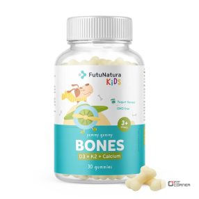 FutuNatura KIDS Bones D3 + K2 + Ca (30 gumicukor)