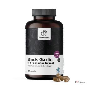 HealthyWorld Fekete Fokhagyma 1500mg kivonat (180 kapszula)