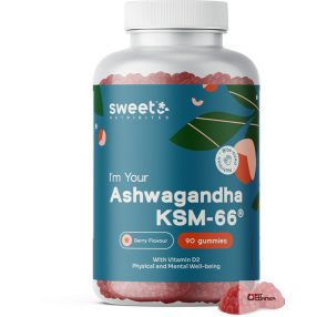 Sweet Nutribites Ashwagandha KSM-66® Gummies (90 gumicukor)