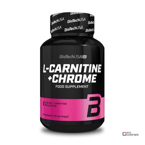 BiotechUSA L-Carnitine + Chrome (60 kapszula)