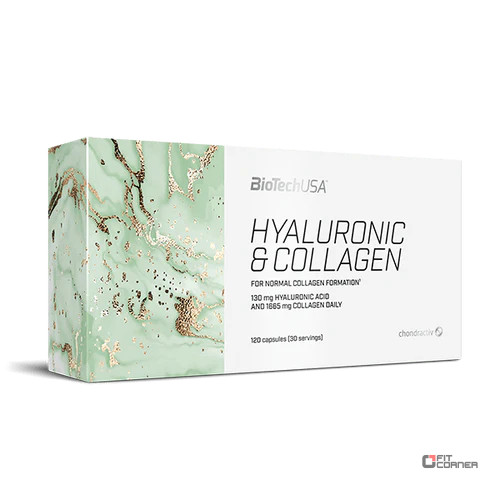 BiotechUSA Hyaluronic & Collagen (120 kapszula)