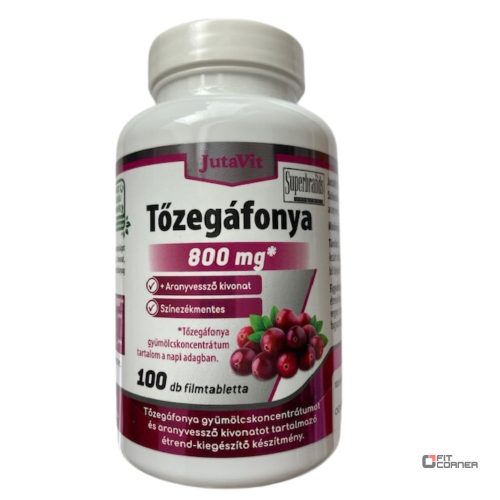 JutaVit Tőzegáfonya Aranyvessző 800mg (100 tabletta)