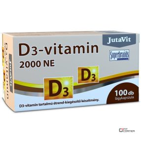 JutaVit D3 Vitamin 2000NE (100 gélkapszula)