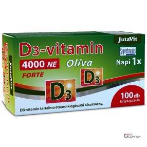 JutaVit D3 Vitamin 4000NE Olíva (100 gélkapszula)