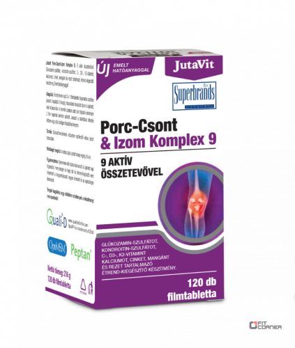 JutaVit Porc-Csont-Izom Komplex 9 (120 tabletta)
