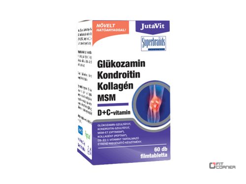 JutaVit Glükozamin Kondroitin Kollagén MSM D+C-vitamin (60 tabletta)