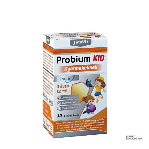 JutaVit Probium KID + Inulin  gyerekeknek (30 rágótabletta)