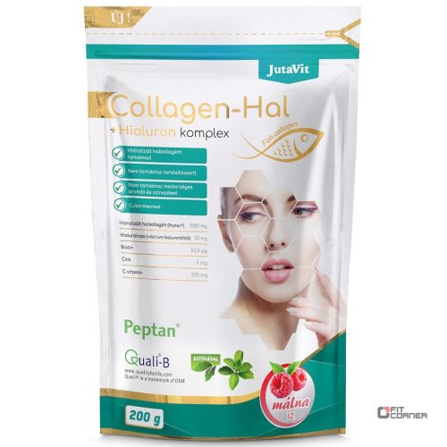 JutaVit Collagen Hal Hialuron Komplex 200g málna