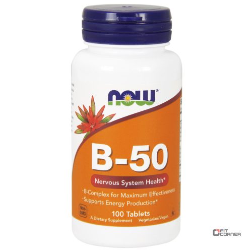 NOW Foods B-50 Vitamin (100 tabletta)