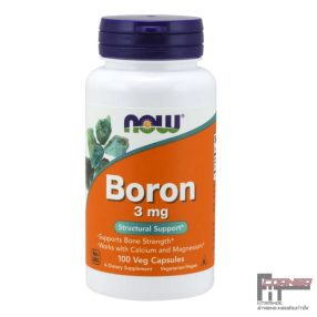 NOW Foods Bór Boron 3mg (100 kapszula)