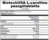 BiotechUSA L-carnitine pezsgőtabletta (20 tabletta)