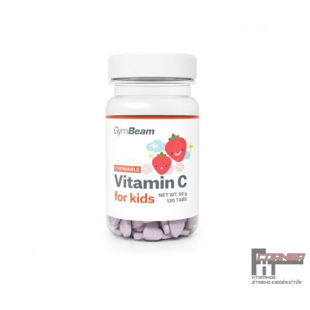GymBeam C-vitamin for Kids (120 rágótabletta)