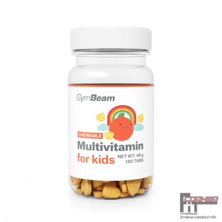 GymBeam Multivitamin for Kids (120 rágótabletta)