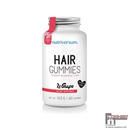Nutriversum Hair Gummies /Haj Gumivitamin (60 gumicukor)