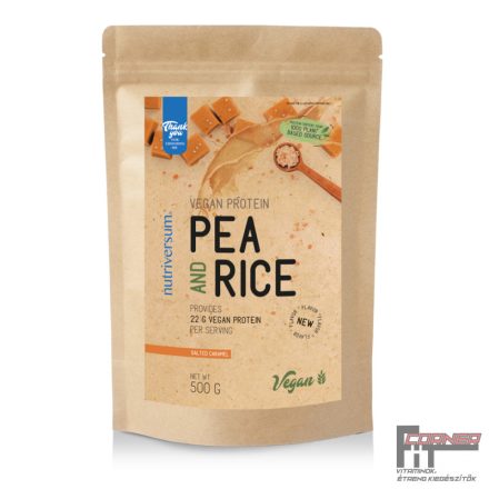 Nutriversum Pea & Rice Vegan Protein 500g ÚJ FORMULA