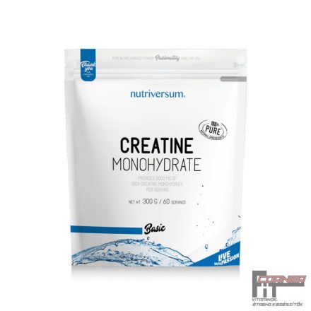Nutriversum Creatine Monohydrate 300g ízesítetlen