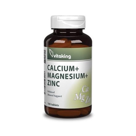 Vitaking Ca-Mg-Zn (100 tabletta)
