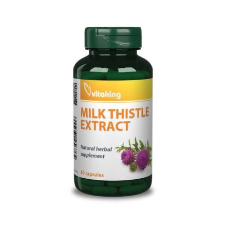 Vitaking Milk Thistle/Máriatövis kivonat 500mg (80 kapszula)