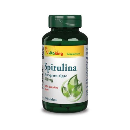 Vitaking Spirulina alga 500mg (200 tabletta)