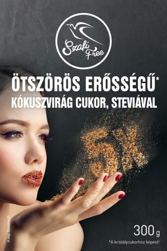 Szafi Free Ötszörös Erősségű Kókuszvirágcukor Steviával 300g