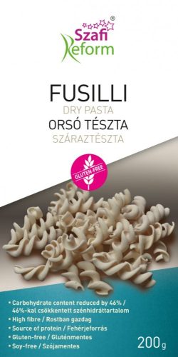 Szafi Reform Orsó/Fusilli száraztészta 200g