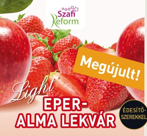 Szafi Reform Eper-Alma lekvár 350g