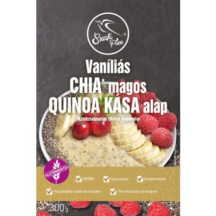 Szafi Free Reggeliző Vaníliás Chia Magos Quinoa Kása Alap 300g